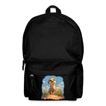 Meerkat Erdmännchen - Rucksack - Schwarz - Vorne