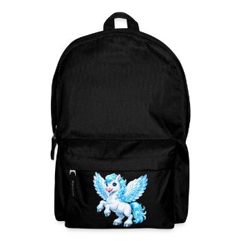 Cheval Pégase volant - Sac à dos - noir - Devant