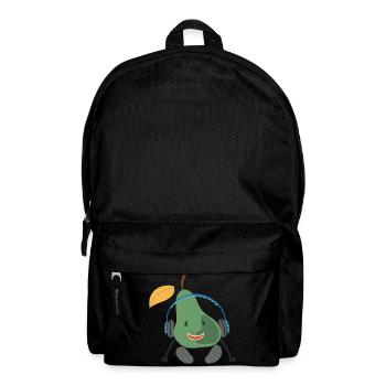 Obst Birne  - Rucksack - Schwarz - Vorne
