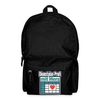 Altenpfleger Dienstplan-Profi mit Herz Geschenk Id - Backpack - black - Front