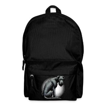Irischer Wolfshund Wolfshundbesitzer Wolfshundfan - Rucksack - Schwarz - Vorne