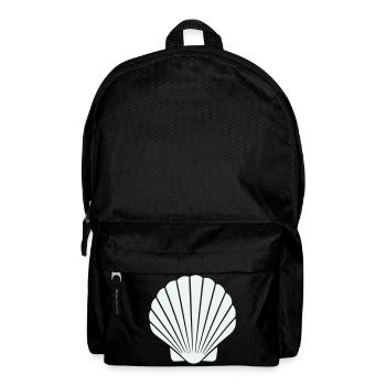 Art géométrique en coquillage - Sac à dos - noir - Devant
