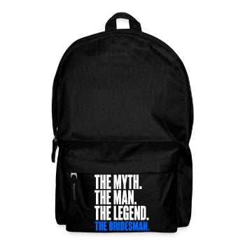 The Myth The Man The Legend The Bridesman - Backpack - black - Front