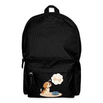Le Beagle rêve d’un os - Sac à dos - noir - Devant