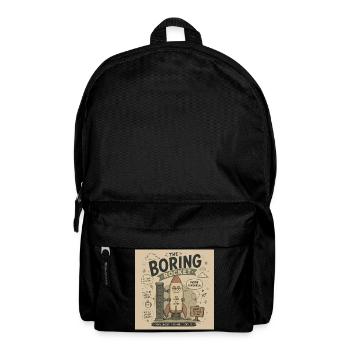 The Boring Rocket - Backpack - black - Front