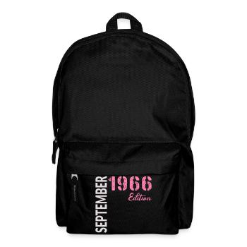 60th birthday, September 1966 - Backpack - black - Front