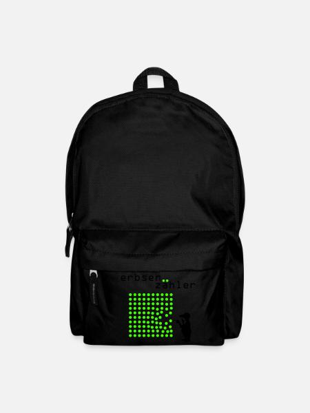 Erbsenzähler - Rucksack - Schwarz