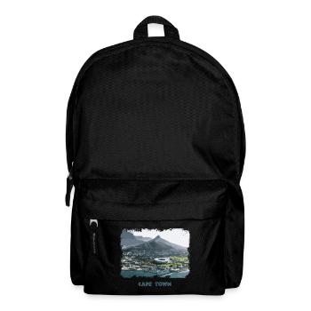 Cape Town Retro - Rucksack - Schwarz - Vorne