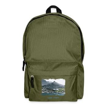 Cape Town Retro - Rucksack - Olivgrün - Vorne