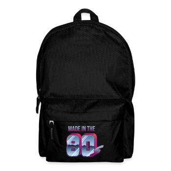 Fabriqué dans l'anniversaire des années 80 et 80 - Sac à dos - noir - Devant