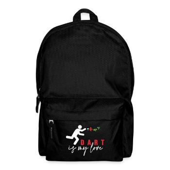 Darts Darts Player Darts Dartlove Dart Arrow - Backpack - black - Front