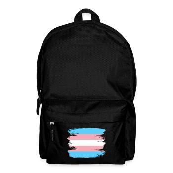 Transsexuell Flagge Transgender Pride Flag - Rucksack - Schwarz - Vorne