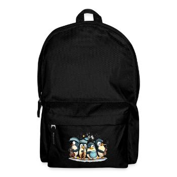 La bande des pingouins - Sac à dos - noir - Devant