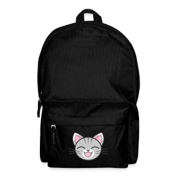 Laughing cat - Backpack - black - Front