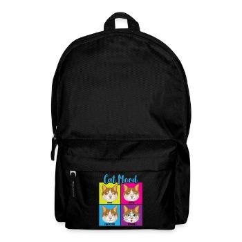 Funny Cat Moods - Backpack - black - Front