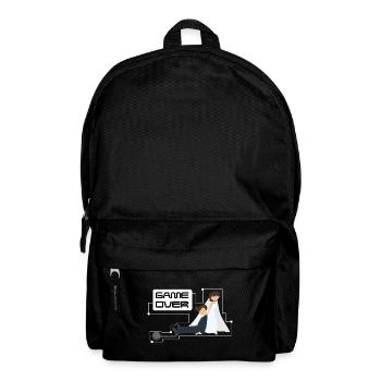 Enterrement de vie de garçon Bachelor Game Over - Sac à dos - noir - Devant