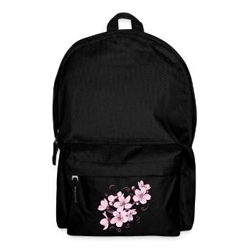 Fleur japonais cadeau cool - Sac à dos - noir - Devant