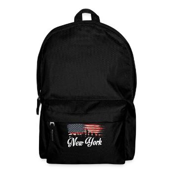 New York Pride Flag Patriotism Cool Gift - Backpack - black - Front