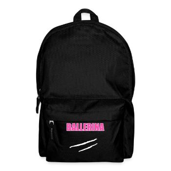 Ballerina Pepp Line Koks Ecstasy Lustiger Spruch - Rucksack - Schwarz - Vorne
