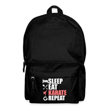 Karate - Rucksack - Schwarz - Vorne