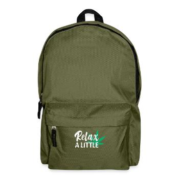 Grass Smoking Relax - Backpack - olive green - Front