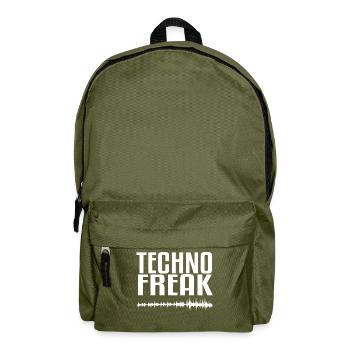Techno Freak Gift - Backpack - olive green - Front
