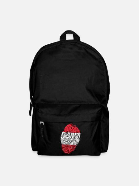 Fingerprint Austria fingerprint - Backpack - black