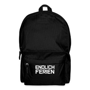 Finally vacation - Backpack - black - Front
