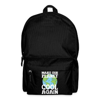 Changement climatique Jour de la Terre cool cool dicton - Sac à dos - noir - Devant
