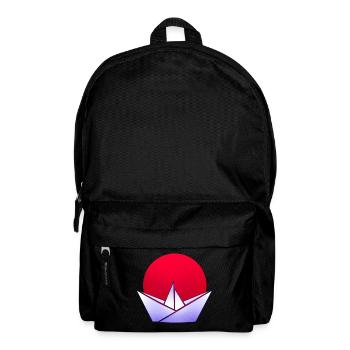 japanisch Origami - Rucksack - Schwarz - Vorne