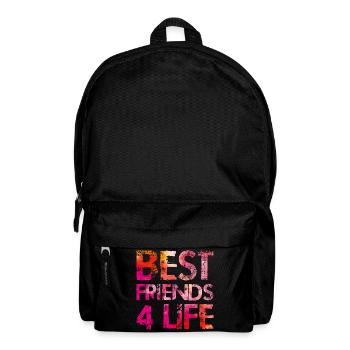 best friends 4 life colorful - Backpack - black - Front
