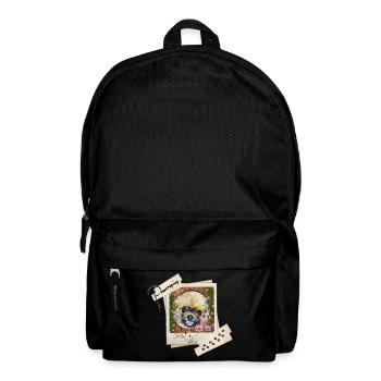 Pomeranian Shirt and Accessories - Teddy Pom - Backpack - black - Front