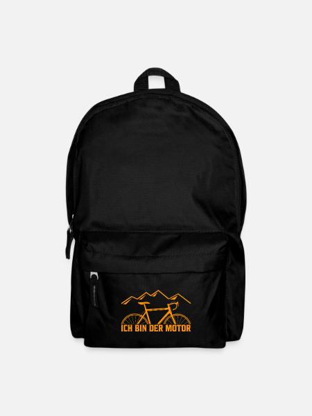 ich bin der Motor Bike Fahrrad Geschenk - Rucksack - Schwarz