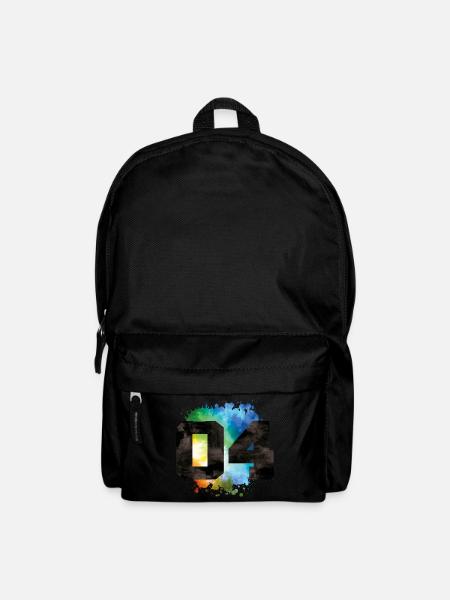 04 coloré - Sac à dos - noir