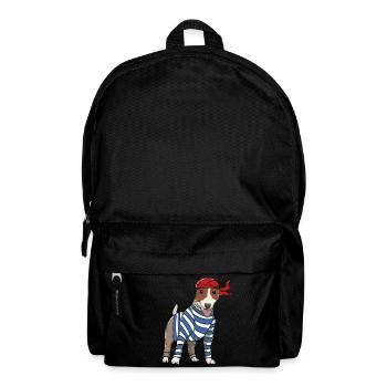 Zertifizierter Hundeliebhaber? Ist hier ein - Rucksack - Schwarz - Vorne