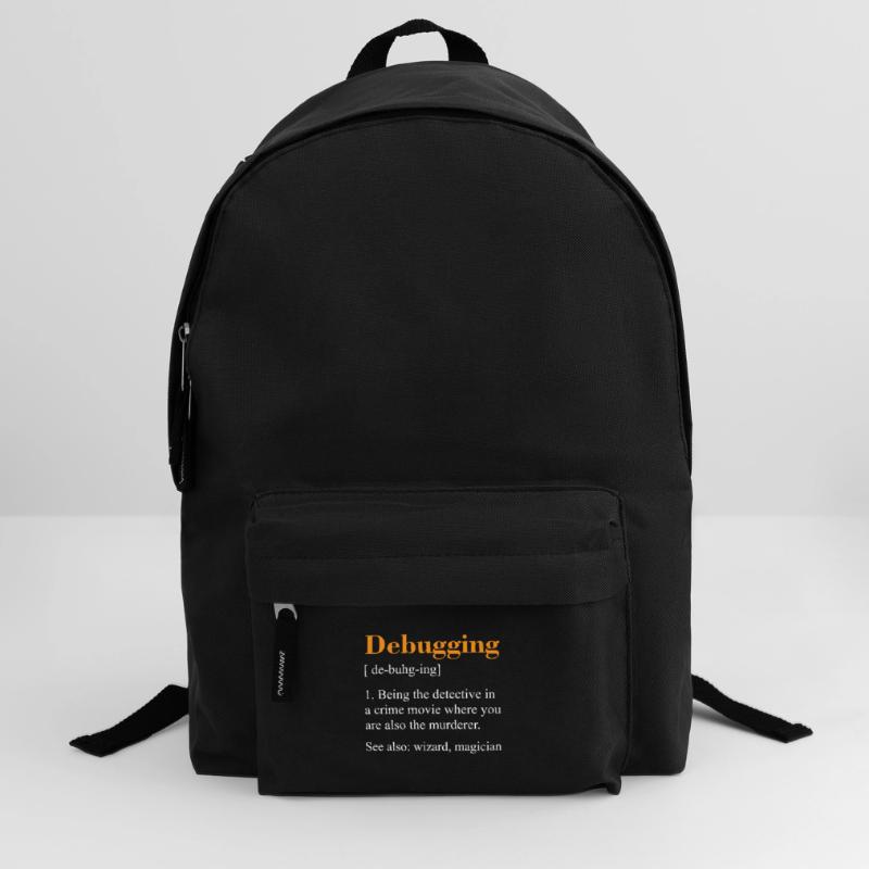 Debugging see also wizard magician gift nerd Backpack