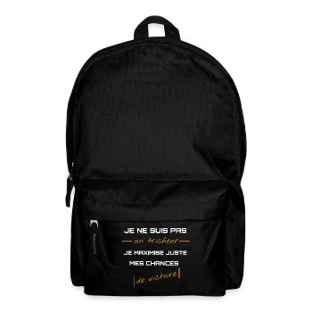 Je ne triche pas (original) - Sac à dos - noir - Devant