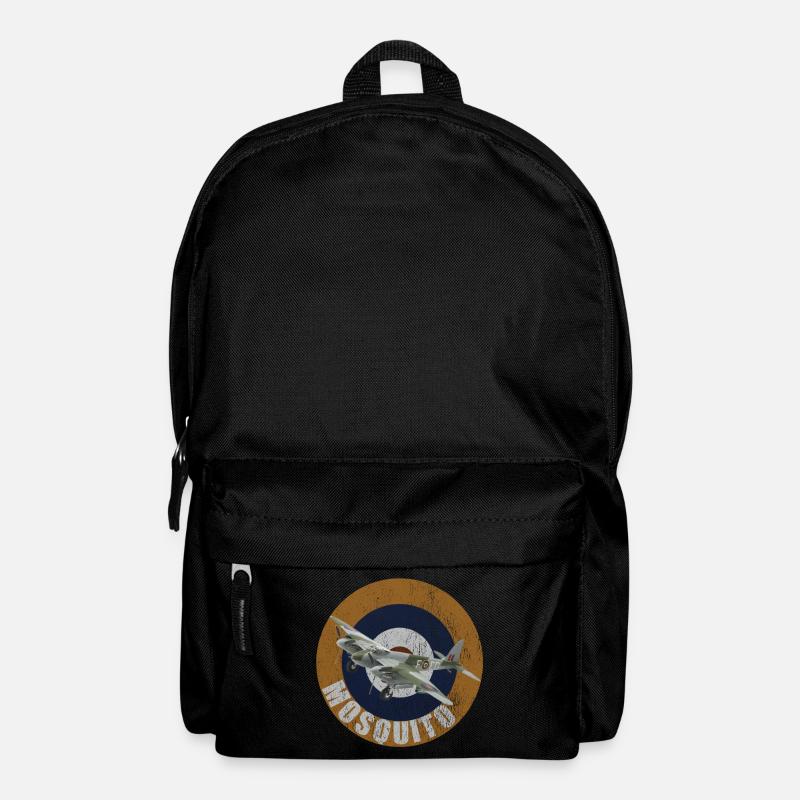 Famous WW2 Plane DH-98 Mosquito Fighter Bomber - Backpack - black