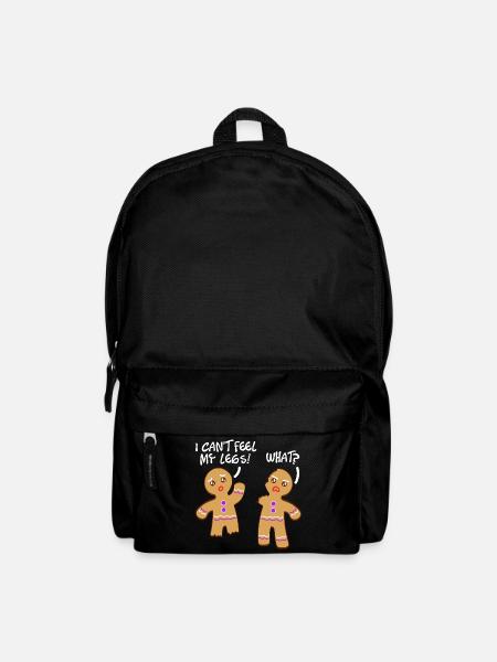 "Ich kann meine Beine nicht fühlen Was?" - Rucksack - Schwarz