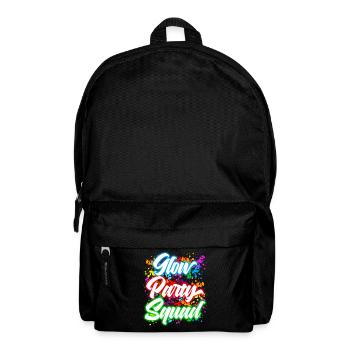 Freundschaft Ziele Glow Party Squad Neon Bright - Rucksack - Schwarz - Vorne