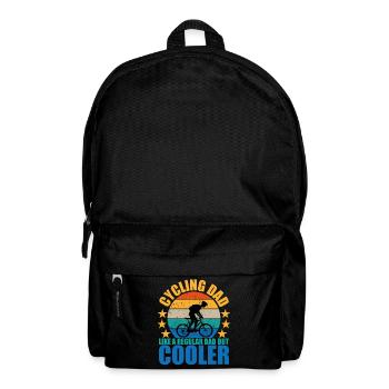 Cycling dad like a regular dad but cooler Geschenk - Rucksack - Schwarz - Vorne