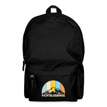 Fichtelgebirge Reise Abenteuer Wandern Geschenk - Rucksack - Schwarz - Vorne