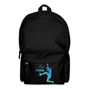 Bouldern - Rucksack - Schwarz - Vorne