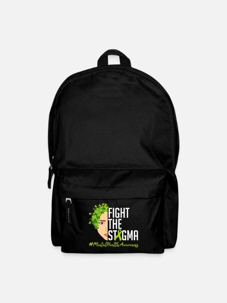 Mental Health Matters End The Stigma Tshirt - Backpack - black