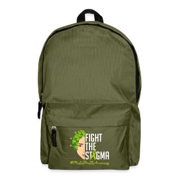 La santé mentale compte pour mettre fin à la - Sac à dos - vert olive - Devant