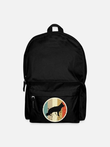Deutscher Schäferhund - Rucksack - Schwarz