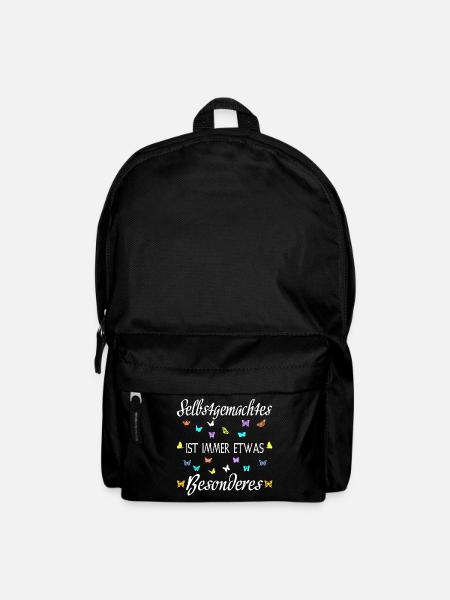 Näherin nähen häkeln Häklerin Geschenk - Rucksack - Schwarz