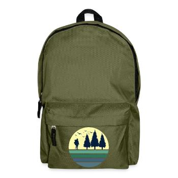 wandern adventure wanderzeit bergwandern trekking - Rucksack - Olivgrün - Vorne