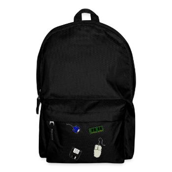 Retro Computer Floppy VGA Mouse Memory - Backpack - black - Front