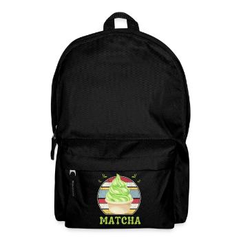 SUMMER MATCHA ICE CREAM - Sac à dos - noir - Devant